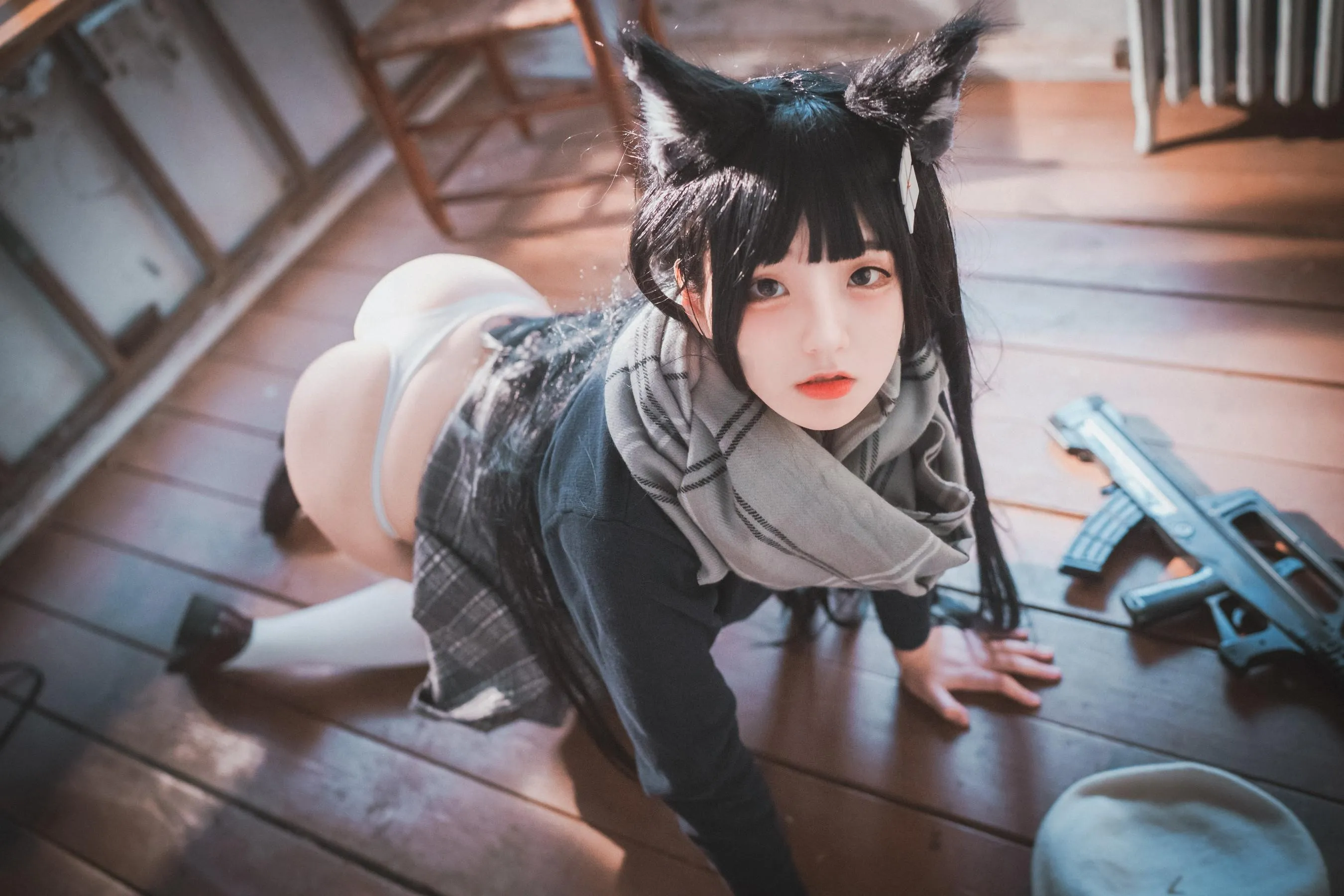 Jenny 정제니 – NO.19 [DJAWA] Type95 Pure White Graduation Girls Frontline [33P]插图3